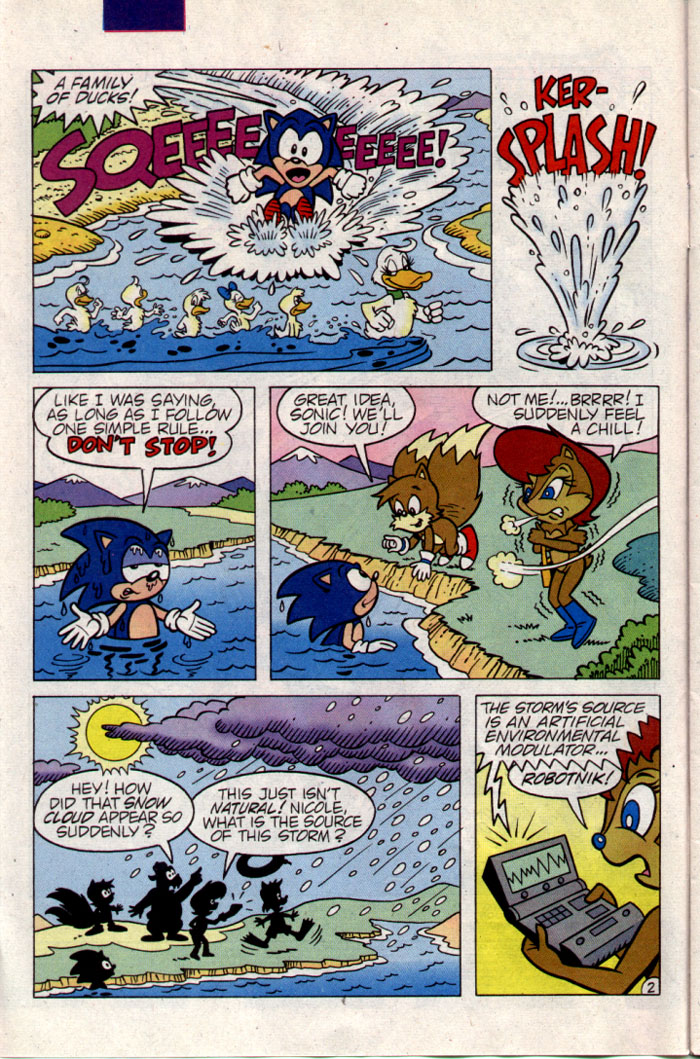 Sonic - Archie Adventure Series September 1995 Page 2